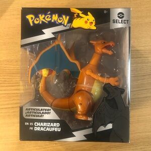 Exclusive Jazwares Pokemon Select Series 1 Articulated Charizard 6” Figure 2021
